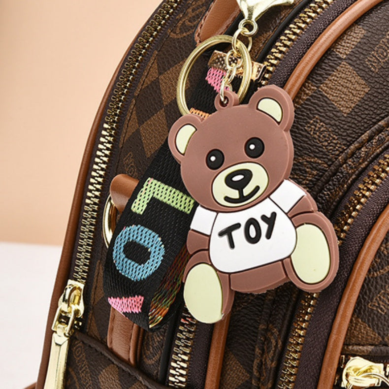 2025 New Fashion Women's Backpack - Trendy Printed Crossbody/Shoulder/Double Backpack with Minimalist Style, Premium Texture, Front Pocket & Playful Charm