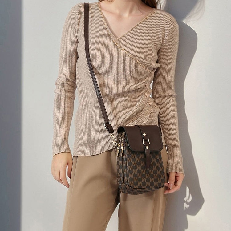 Elegant Multi-Layered Mini Bag for Women - Classic Design, Perfect for Phone, Versatile for Any Outfit