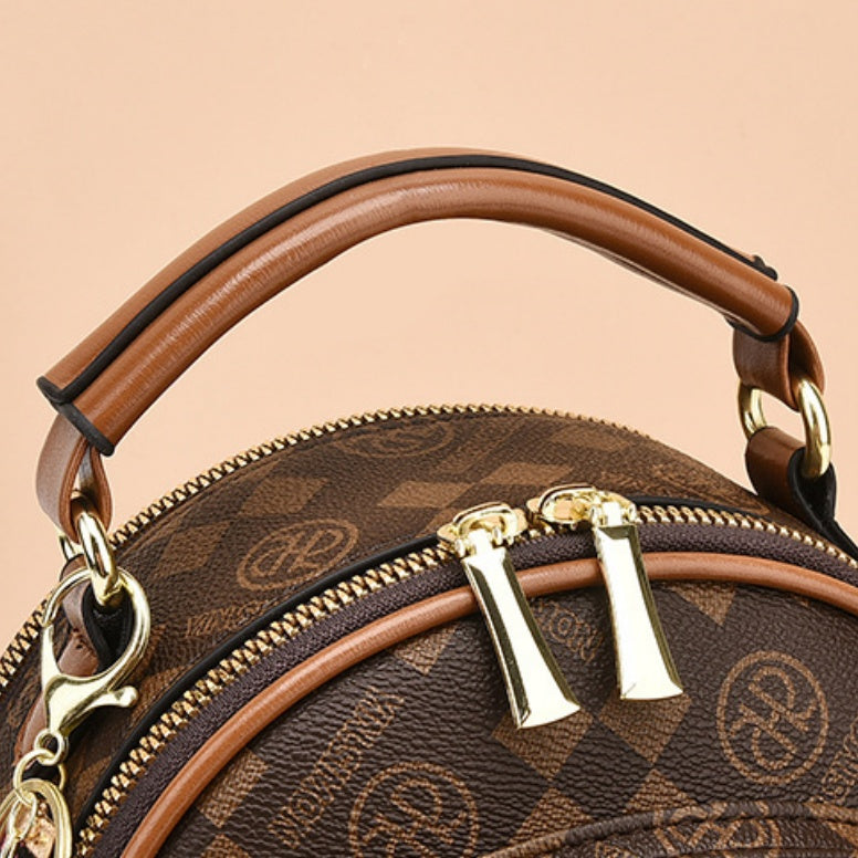 2025 New Fashion Women's Backpack - Trendy Printed Crossbody/Shoulder/Double Backpack with Minimalist Style, Premium Texture, Front Pocket & Playful Charm