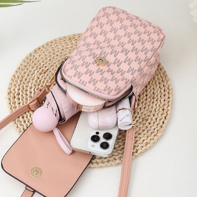 Elegant Multi-Layered Mini Bag for Women - Classic Design, Perfect for Phone, Versatile for Any Outfit