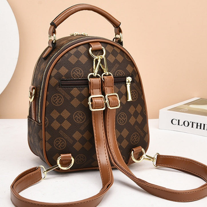 2025 New Fashion Women's Backpack - Trendy Printed Crossbody/Shoulder/Double Backpack with Minimalist Style, Premium Texture, Front Pocket & Playful Charm
