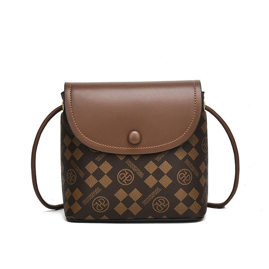 2025 New Women's Mini Phone Bucket Bag - Single Shoulder Crossbody Clutch, Minimalist High-End Design with Magnetic Snap, Premium Leather, Compact Size for Daily Use