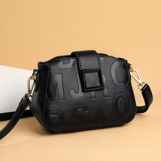 2025 Women's Crossbody Bag with Rear Pocket - Small Square Purse for Moms, Magnetic Closure